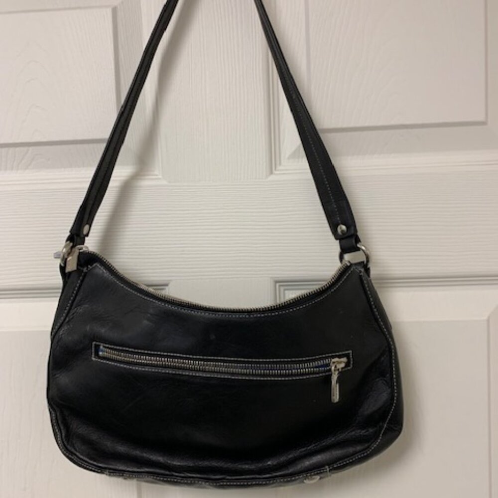 Black Perlina Purse Soft Leather Purse - Picture 2 of 11
